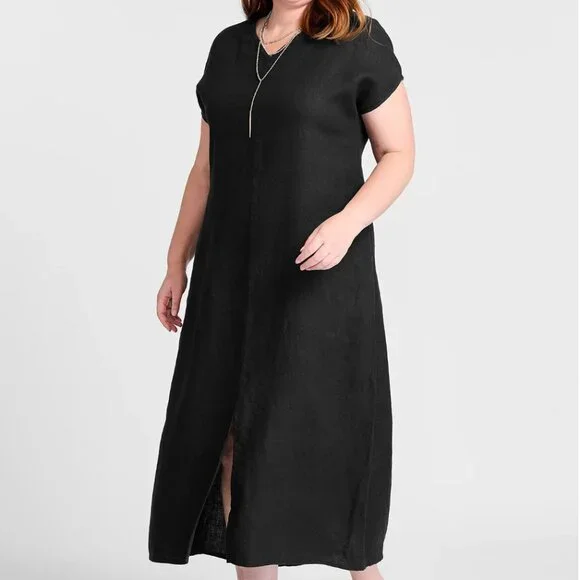 Flax | Dresses | Flax Yara Linen Maxi Dress Black G Brand New No Tags | Poshmark Flax | Dresses | Flax Yara Linen Maxi Dress Black G Brand New No Tags | Poshmark